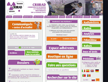 Tablet Screenshot of criirad.org